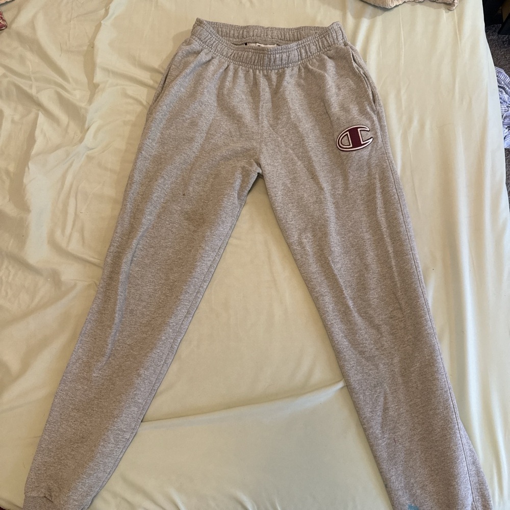 Champion Gray Joggers Relaxed Fit Sweatpants